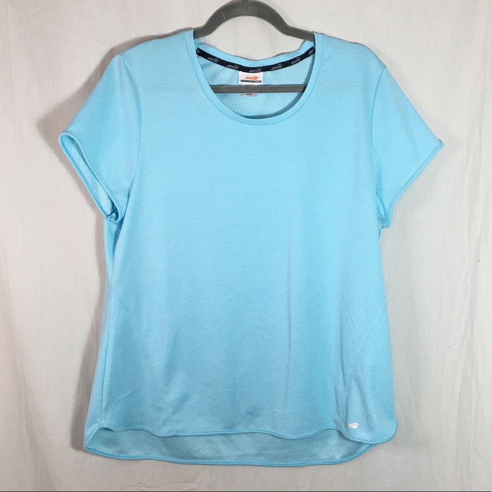 Avia Women’s XXL Workout Shirt Powder Blue